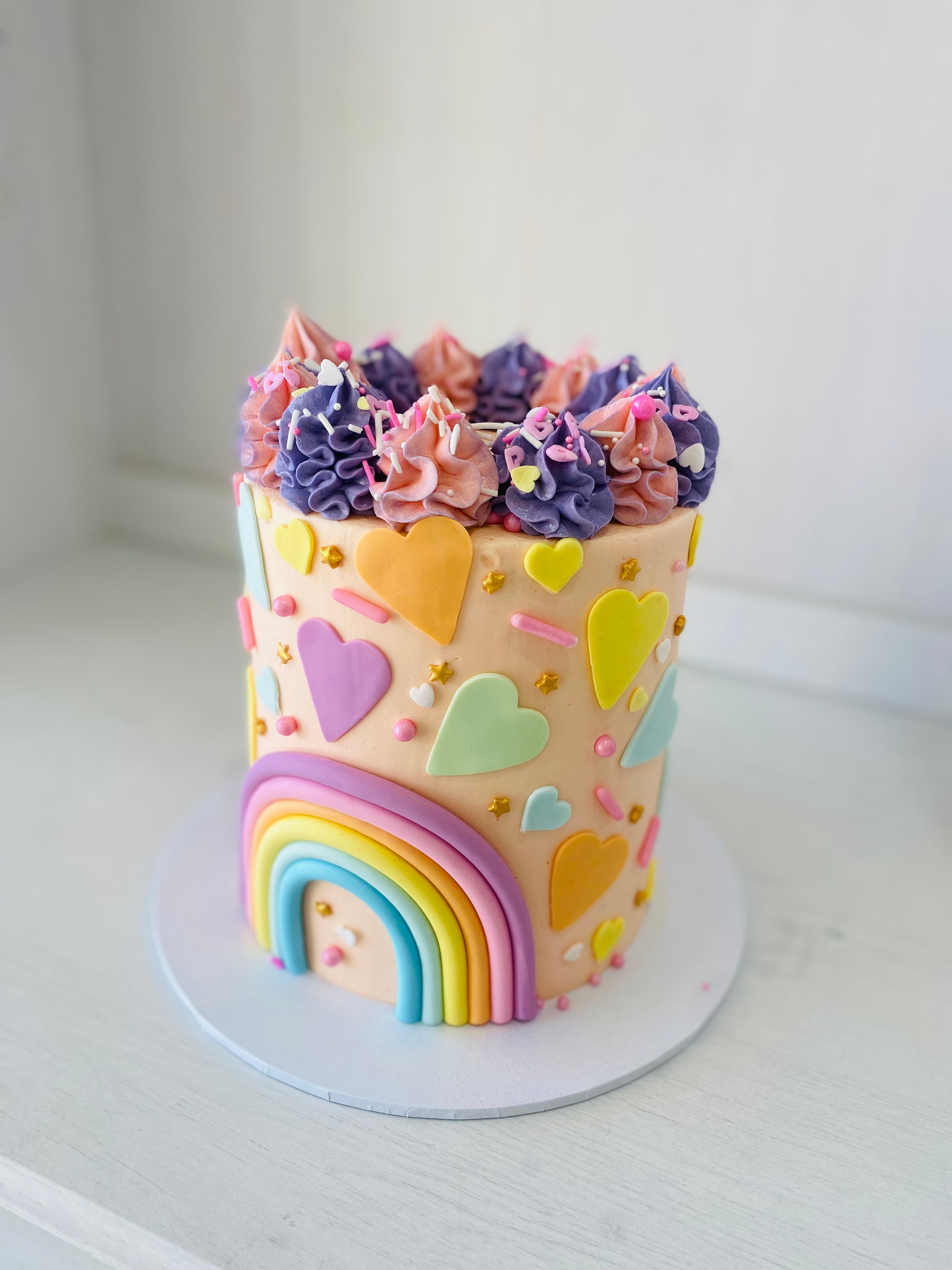 Magical rainbow Cake
