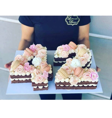 PRETTY AND PINK - 2 numeral cake