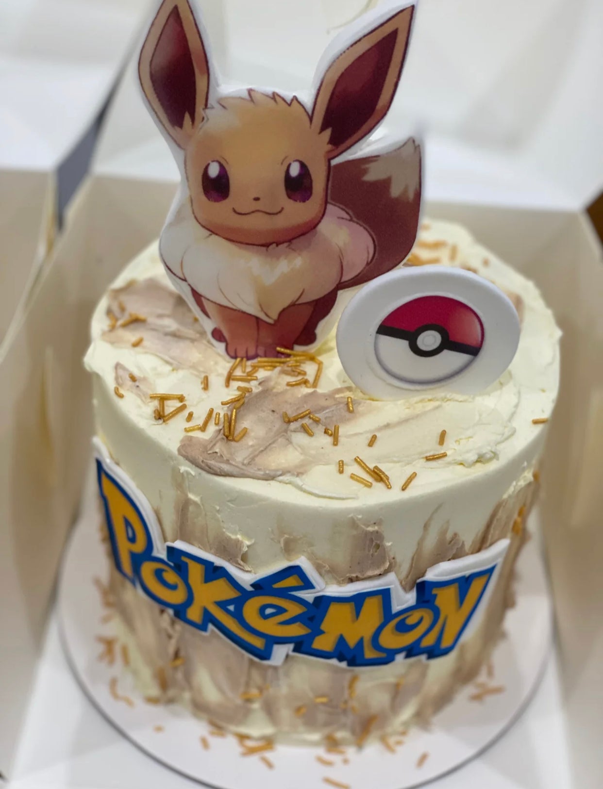 2d Pokemon evee tall - Cake