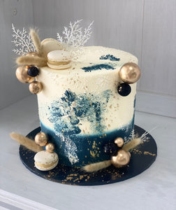 Navy blue- Cake