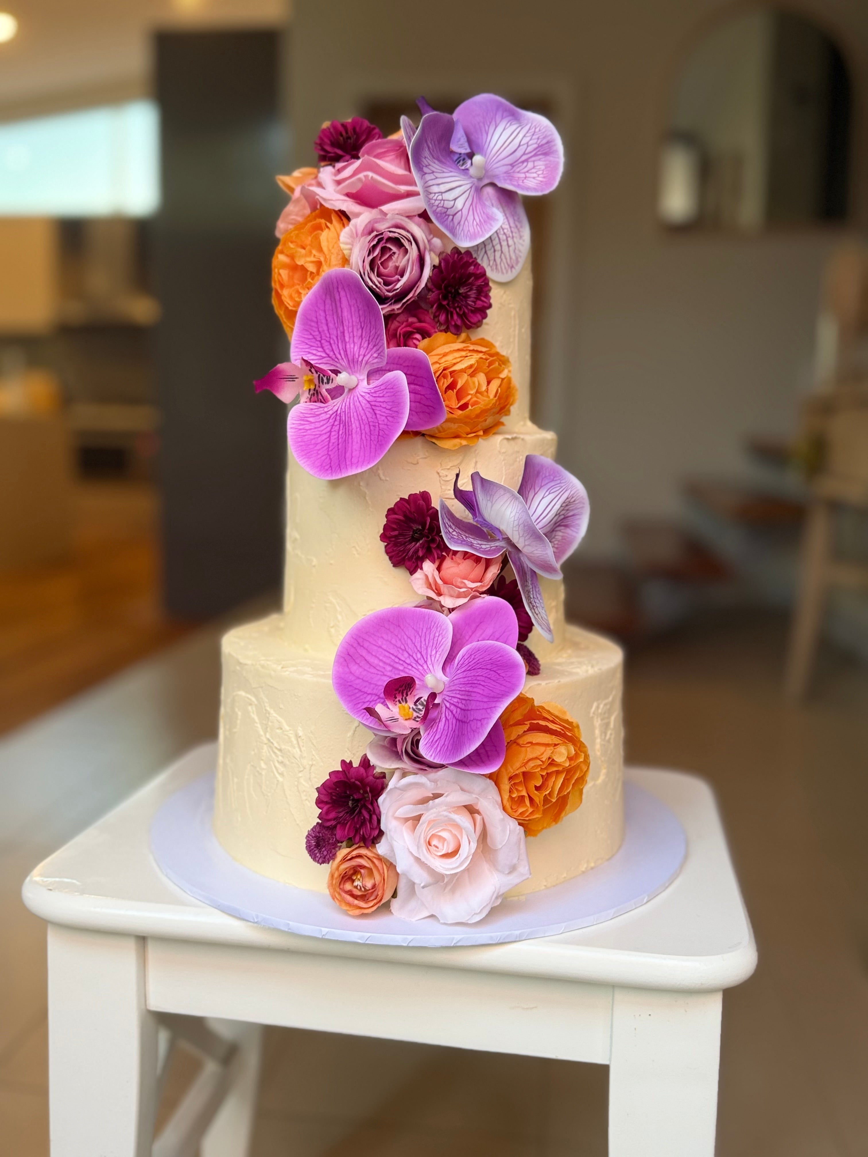 *3 tier adorned  -  2 sizes