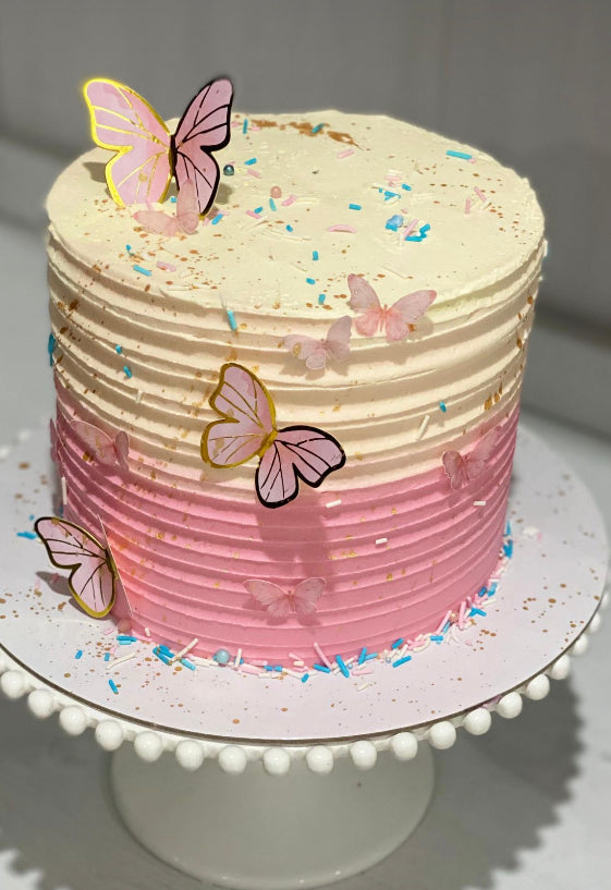 butterflies flutter- Cake