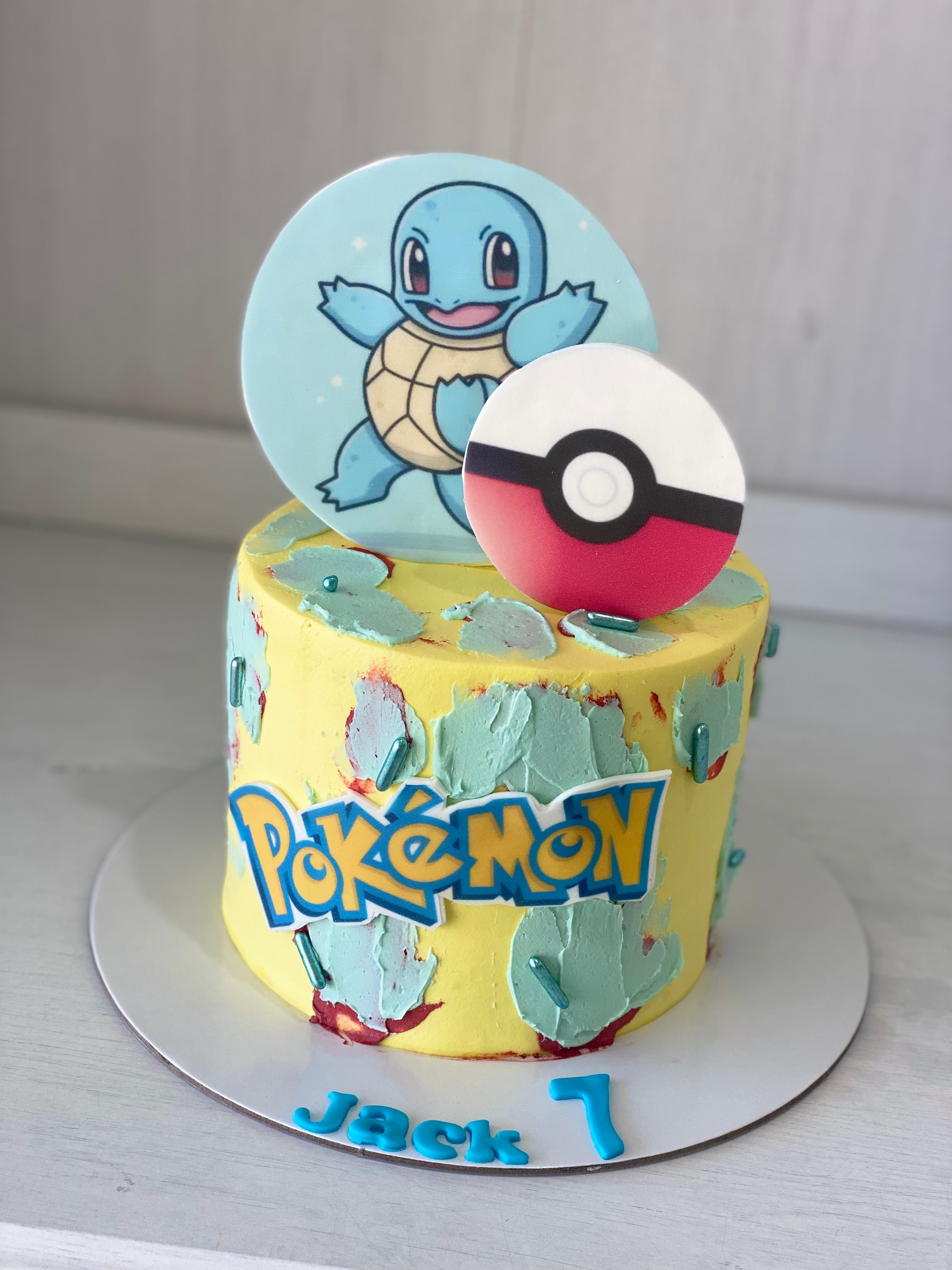 Pokemon squirtle tall - Cake
