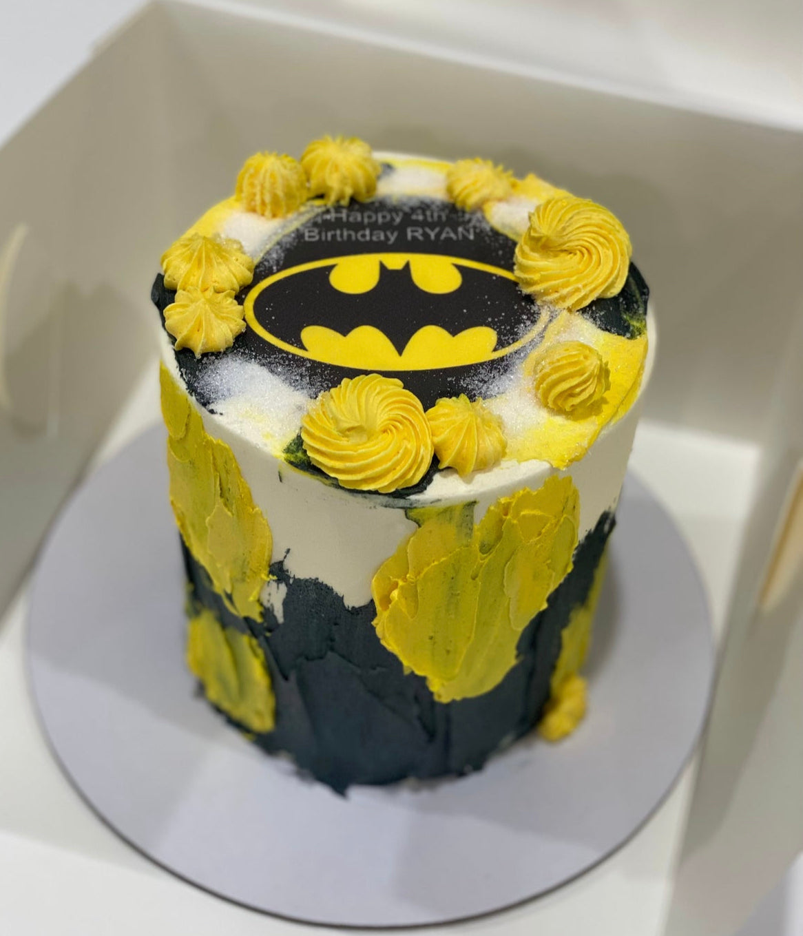 Batman - printed image cake