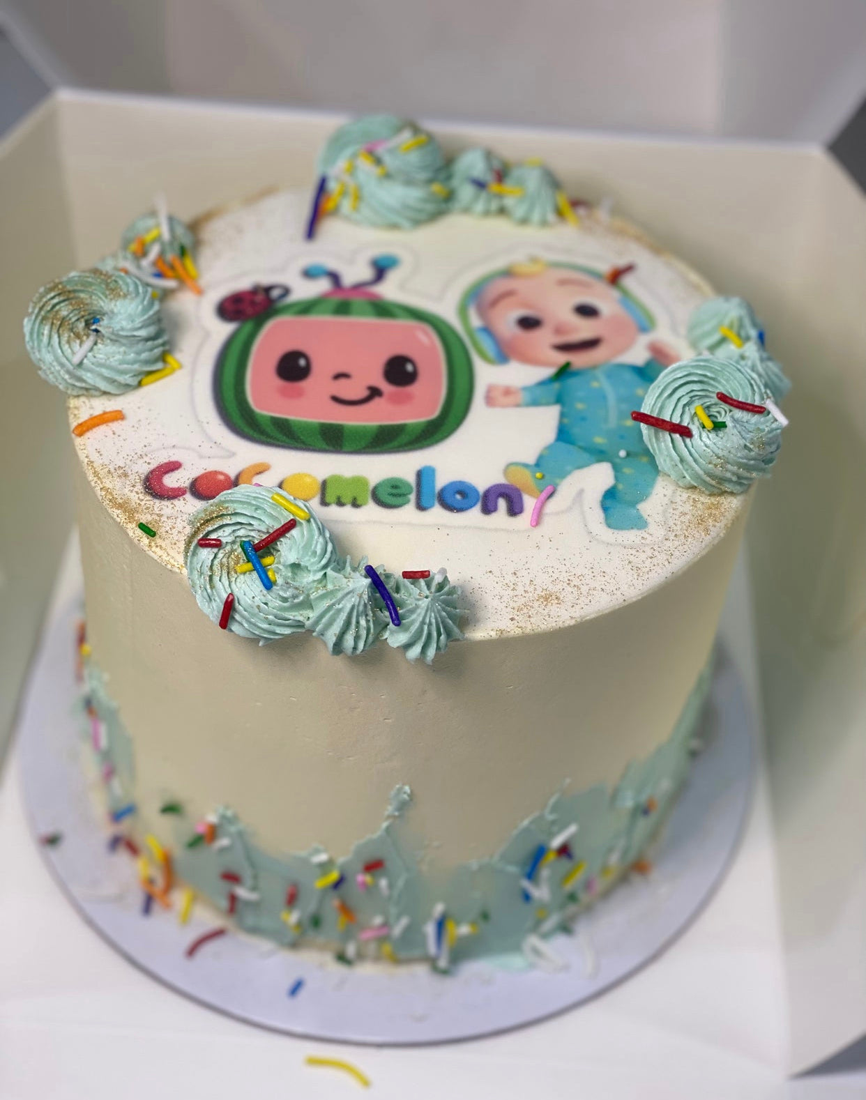 Cocomelon- printed image cake
