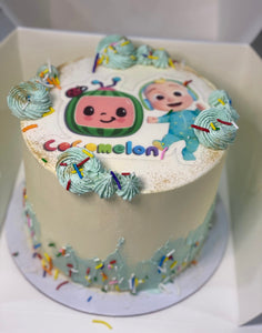 Cocomelon- printed image cake