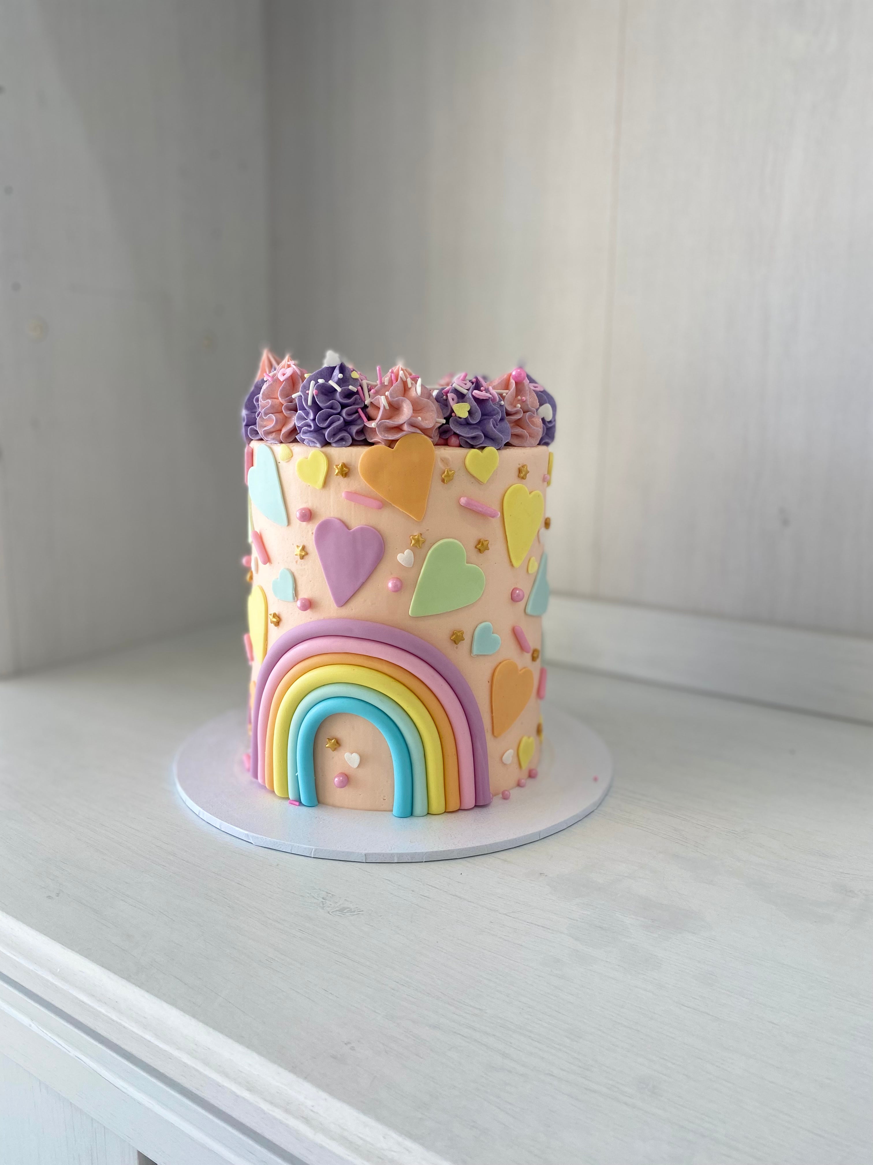 Magical rainbow Cake