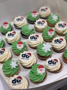 24 - Corporate Christmas gifts  Cupcakes