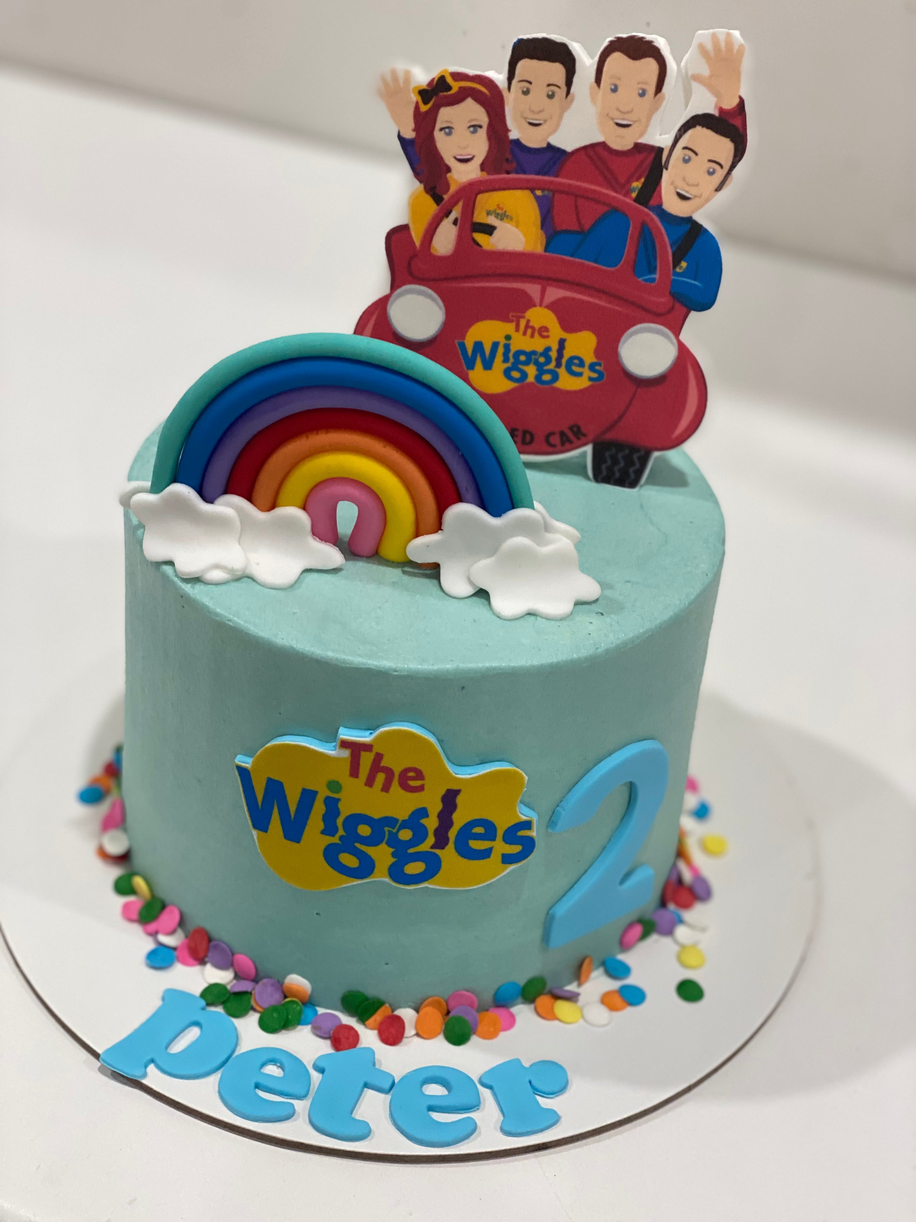 6" Wiggles Red car 2D