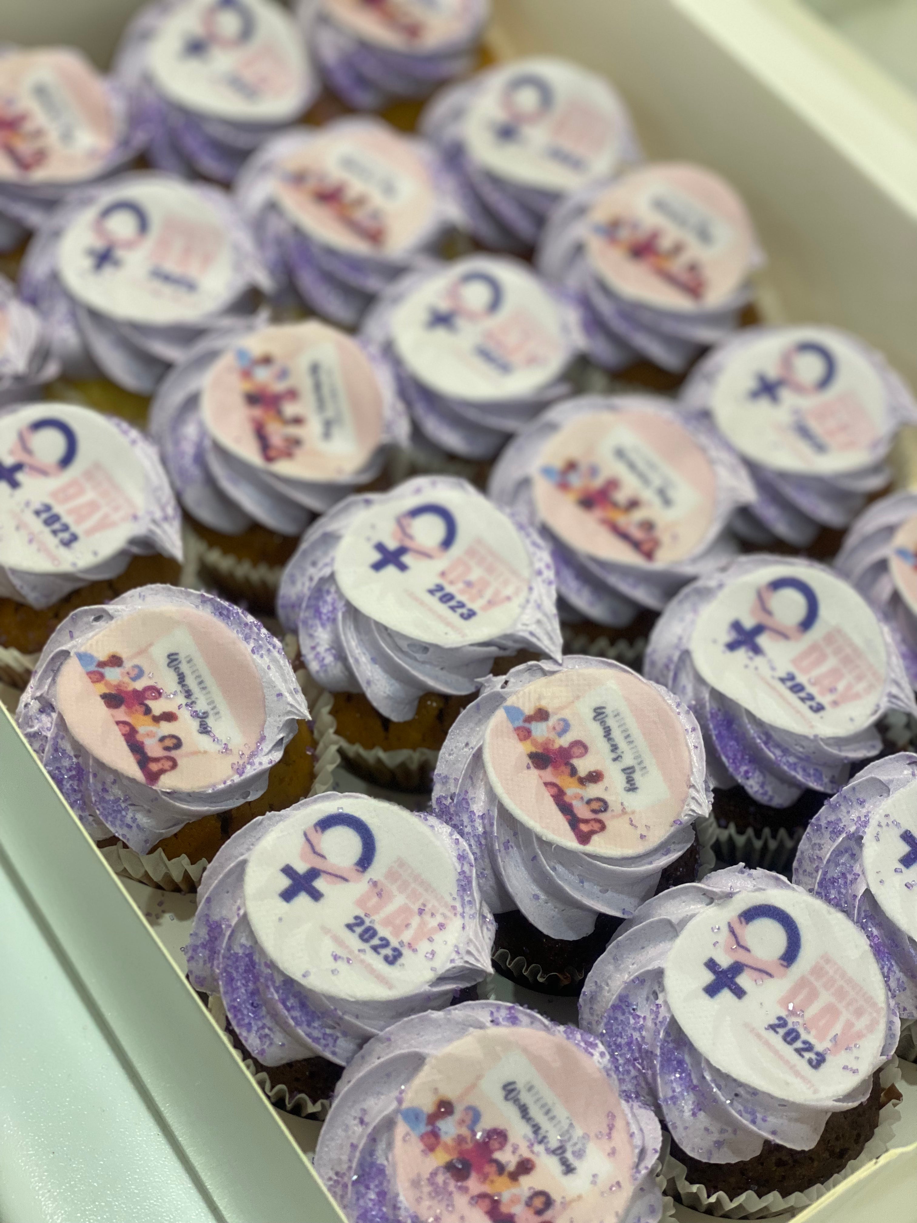 24 International womens day new cupcakes