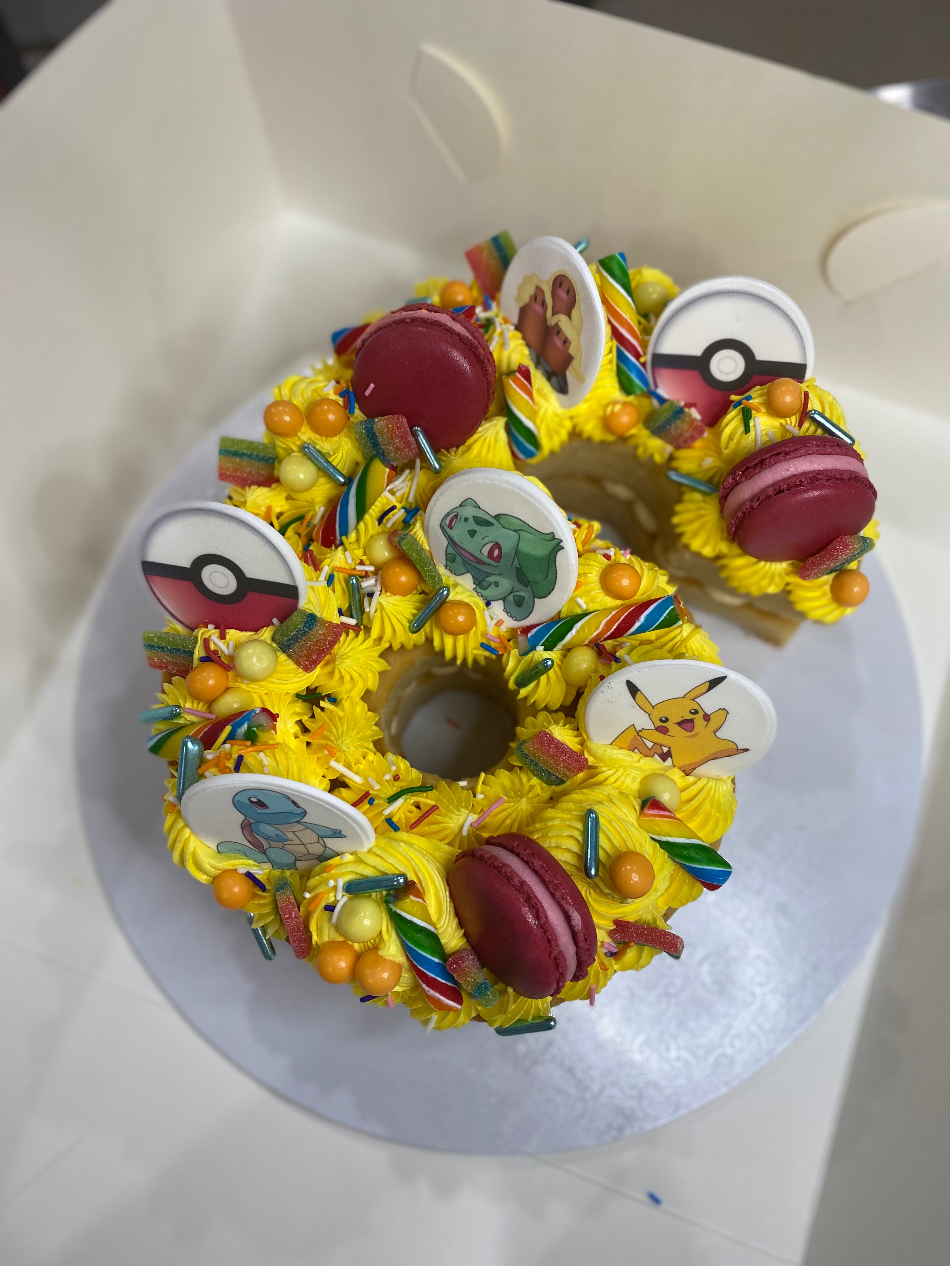 Pokemon - 1 NUMERAL cake