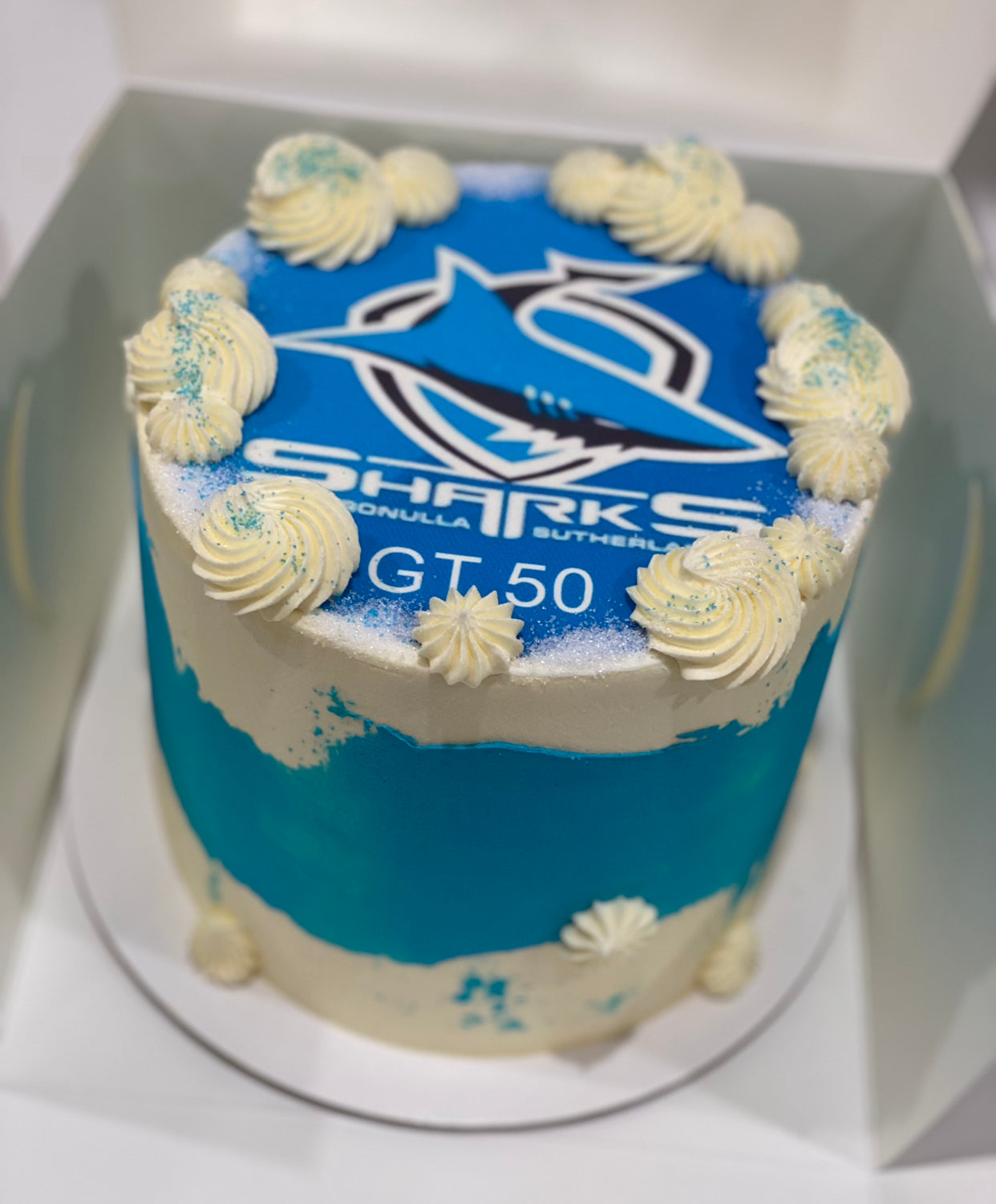 SHARKS Printed image Cakes