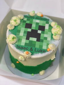 Minecraft green  - 6" IMAGE